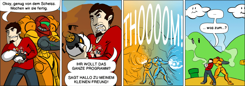 Piece of Me. Ein Webcomic über geile Filmzitate und fehlerhafte Portal Guns.