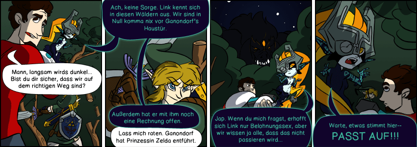 Piece of Me. Ein Webcomic über unrealistische Hoffnungen und lauernde Gefahren.