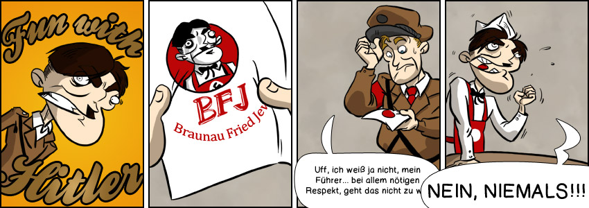 Piece of Me. Ein Webcomic über Fastfood-Restaurants und miserable Ideen.