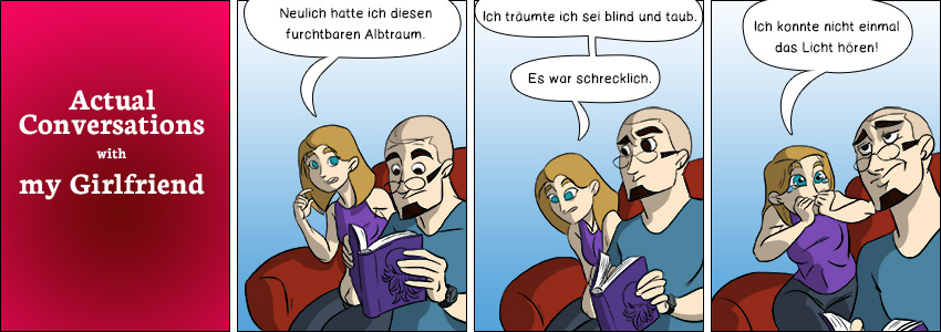 Piece of Me. Ein Webcomic über schreckliche Albträume und unbegründete Ängste.