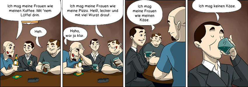 Piece of Me. Ein Webcomic über fade Witze und raffinierte Statements.