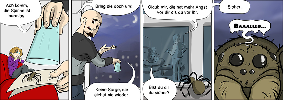 Piece of Me. Ein Webcomic über scheinbar harmlose Spinnen ...