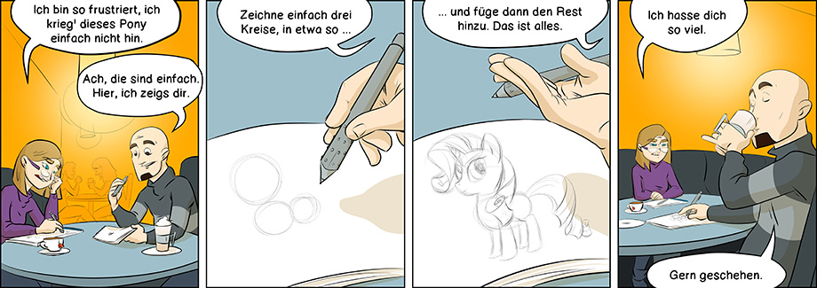 Piece of Me. Ein Webcomic über Ponies und einfache Anleitungen.