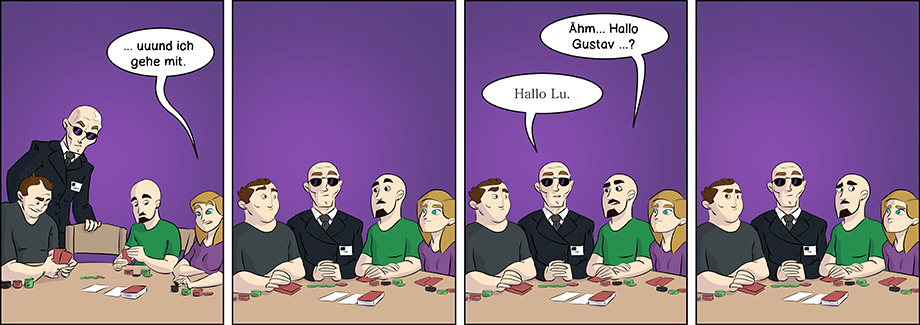 Piece of Me. Ein Webcomic über zwielichtige Charaktere mit komischen Namen.