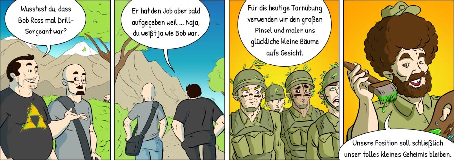 Piece of Me. Ein Webcomic über ehemalige Berufe und glückliche kleine Bäume