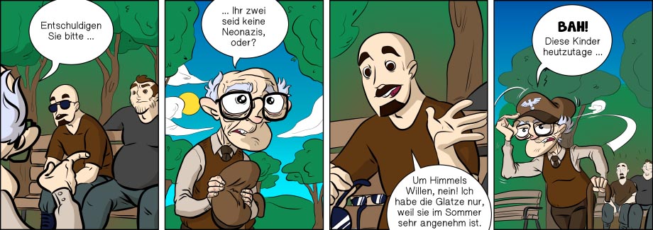 Piece of Me. Ein Webcomic über alte Leute und alte Ideale.