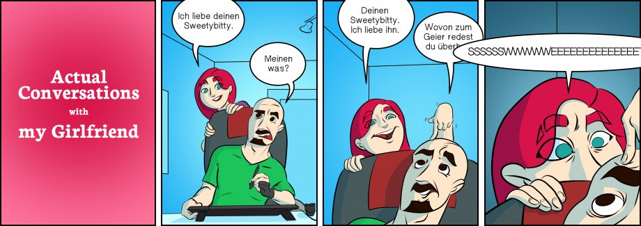 Piece of Me. Ein Webcomic über komische Wörter und verwirrende Freundinnen.