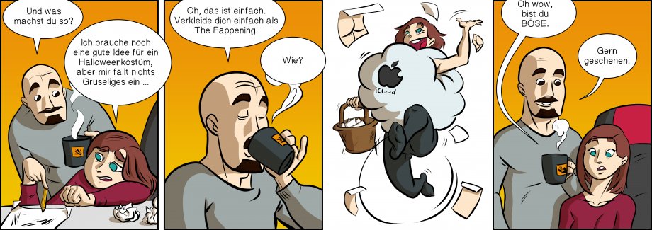 Piece of Me. Ein Webcomic über kreative Halloweenkostüme und The Fappening.