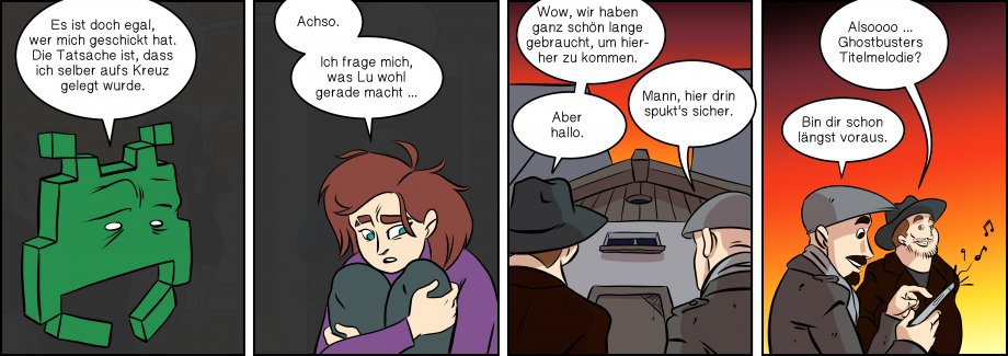 Piece of Me. Ein Webcomic über gespenstische Häuser und tolle Titelmelodien.