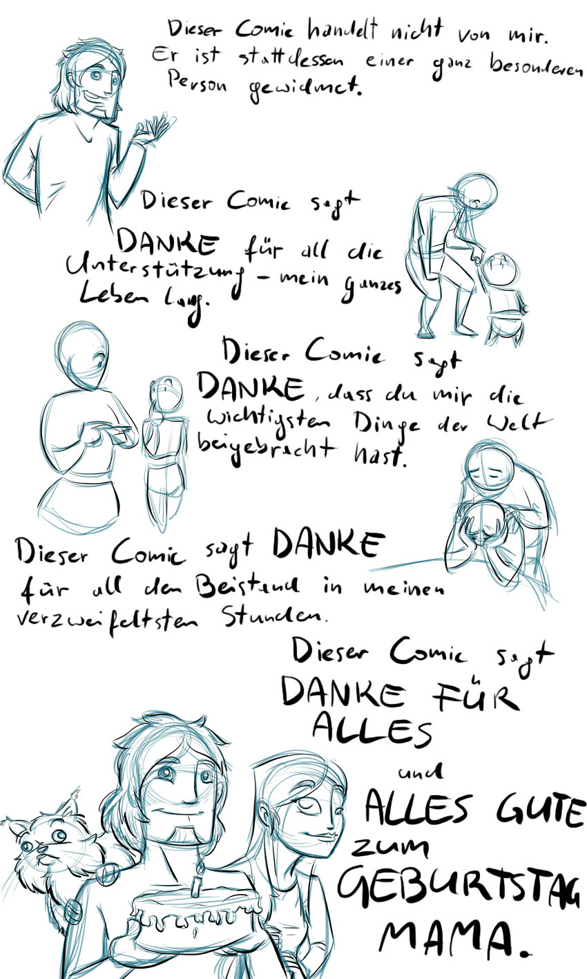 Piece of Me - Ein Webcomic über den Geburtstag meiner Mutter.