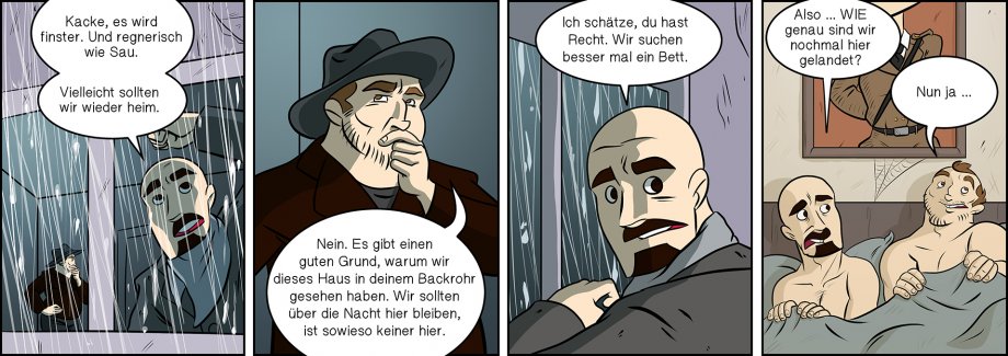 Piece of Me. Ein Webcomic über schlechtes Wetter und kuschelige Betten.