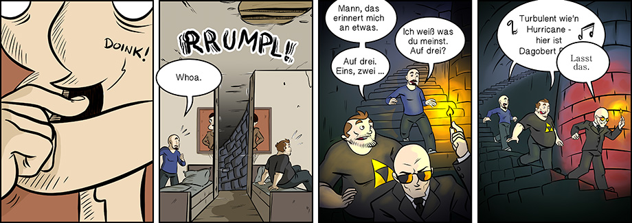 Piece of Me. Ein Webcomic über Geheimgänge und geniale Cartoons.