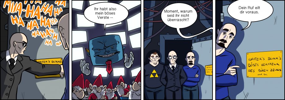 Piece of Me. Ein Webcomic über böse Verstecke des Bösen Zeugs und schwache Namen.