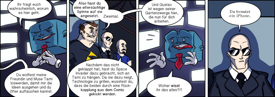 Piece of Me. Ein Webcomic über böse Pläne, die viel zu leicht zu erraten sind.