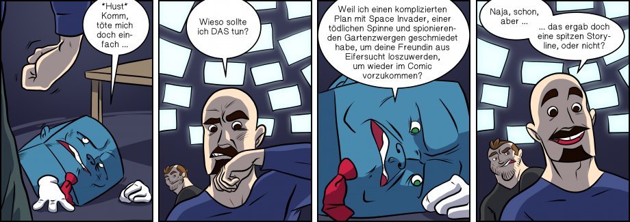 Piece of Me. Ein Webcomic über gewonnene Schlachten und reuevolle Bösewichte.