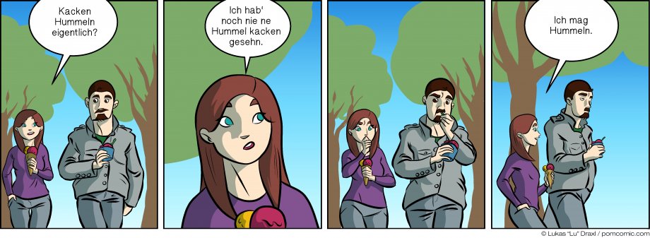 Piece of Me. Ein Webcomic über kackende Hummeln.