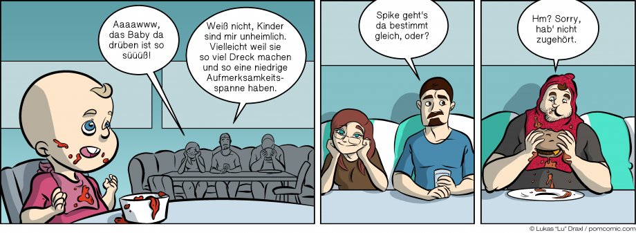 Piece of Me. Ein Webcomic über unheimliche Babies und dreckige Kindsköpfe.