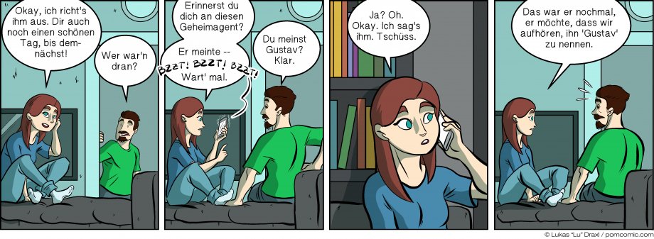 Piece of Me. Ein Webcomic über seltsame Anrufe und offensichtliche Überwachung.