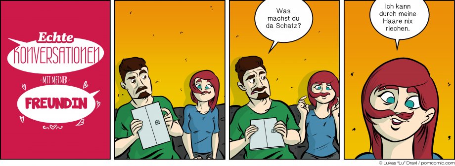 Piece of Me. Ein Webcomic über Haare und einen ausgeprägten Geruchssinn.