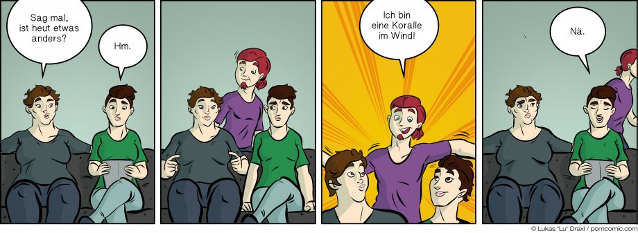 Piece of Me. Ein Webcomic über subtile Veränderungen und Korallen.