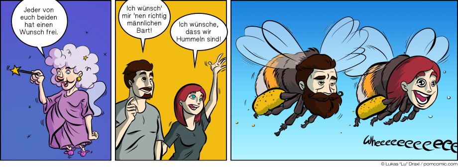 Piece of Me. Ein Webcomic über gute Feen und dumme Wünsche.