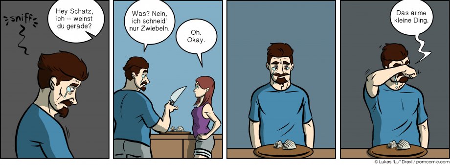 Piece of Me. Ein Webcomic übers Zwiebelschneiden und zu viel Mitleid.