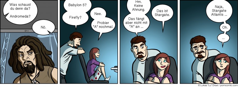 Piece of Me. Ein Webcomic übers Science Fiction Shows erraten.