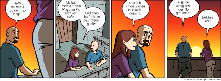 Piece of Me. Ein Webcomic über WCs und Ziegen. Ja, ihr habt richtig gelesen.