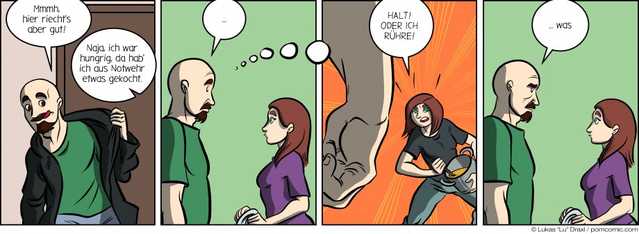 Piece of Me. Ein Webcomic über Kochen aus Notwehr.