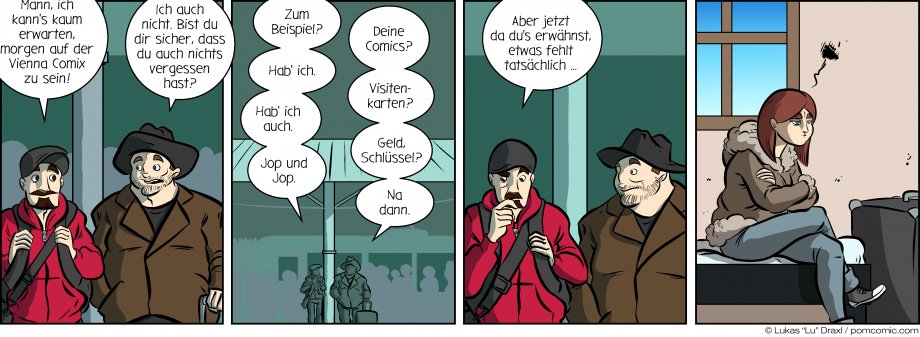 Piece of Me. Ein Webcomic über Conventionbesuche und Vergesslichkeit.