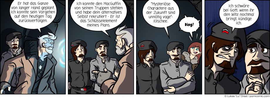 Piece of Me. Ein Webcomic über richtig abgedroschene Referenzen und angepisste Typen.