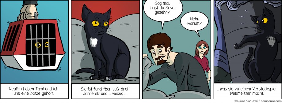 Piece of Me. Ein Webcomic über unsere kleine Katze, Maya.