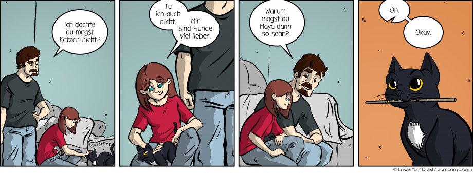 Piece of Me. Ein Webcomic über Haustier-Vorlieben und unerwartete Kreuzungen.