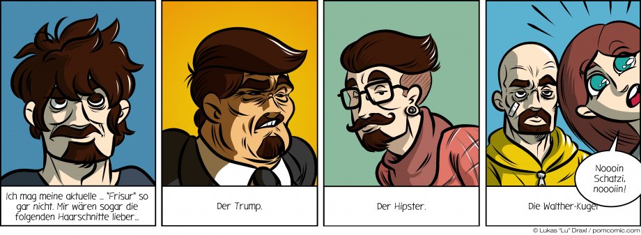 Piece of Me. Ein Webcomic über wuschelige Mähnen und bevorzugte Haarschnitte.