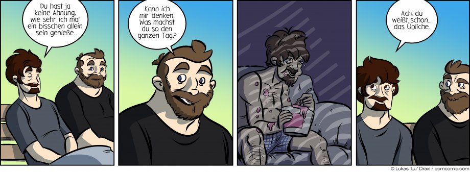 Piece of Me. Ein Webcomic über abwesende Freundinnen und einsame Beschäftigungen.
