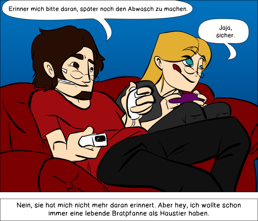 Piece of Me - Ein Webcomic über lebende Bratpfannen.
