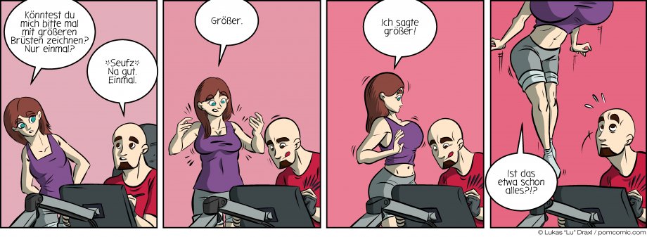 Piece of Me. Ein Webcomic übers vorsichtig sein, was man sich so wünscht.