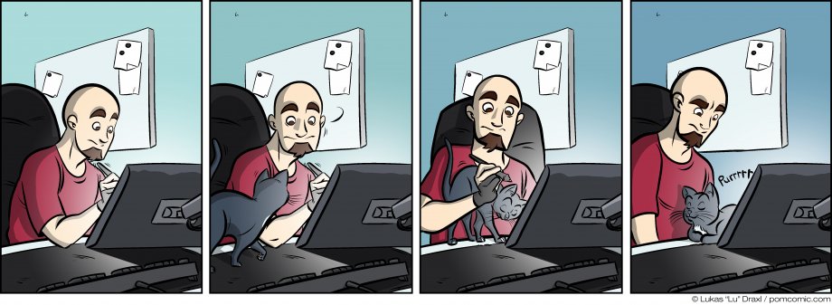 Piece of Me. Ein Webcomic über süße Katzen und süße Ablenkungen.