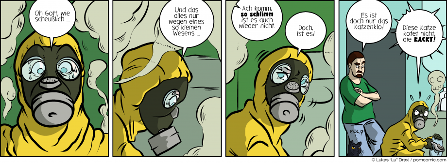 Piece of Me. Ein Webcomic über gefährliche Kampfstoffe und geruchliche Katastrophen.