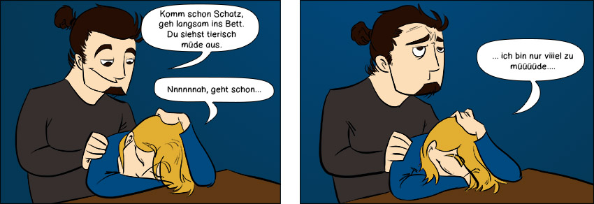 Piece of Me - Ein Webcomic über schläfrige Freundinnen.