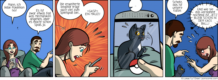 Piece of Me. Ein Webcomic über Pokémon Go und Probleme mit erweiterter Realität.