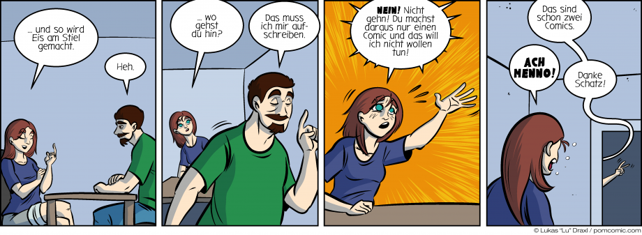 Piece of Me. Ein Webcomic über die Entstehung von "Echte Konversationen mit meiner Freundin".