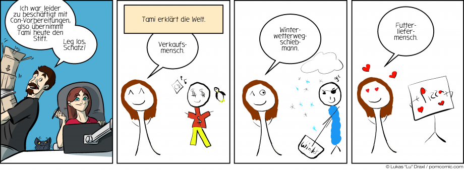 Piece of Me. Ein Webcomic über Ersatzcomics und Tamis Wortkreationen.