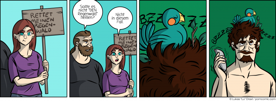 Piece of Me. Ein Webcomic über wohltätige und eigennützige Zwecke.