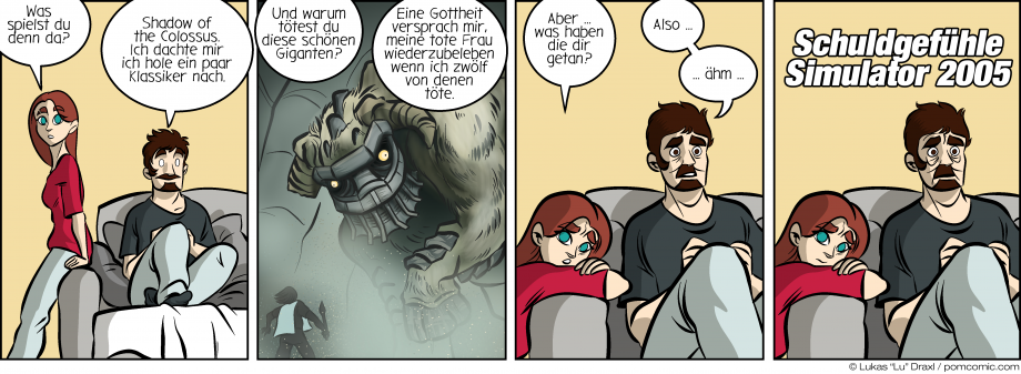 Piece of Me. Ein Webcomic über Shadow of the Colossus und Schuldgefühle.