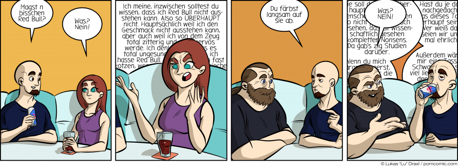 Piece of Me. Ein Webcomic über komische Gewohnheiten und Abfärben auf andere.