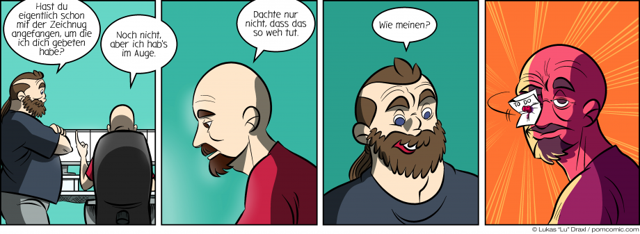 Piece of Me. Ein Webcomic über schmerzhafte Redewendungen.