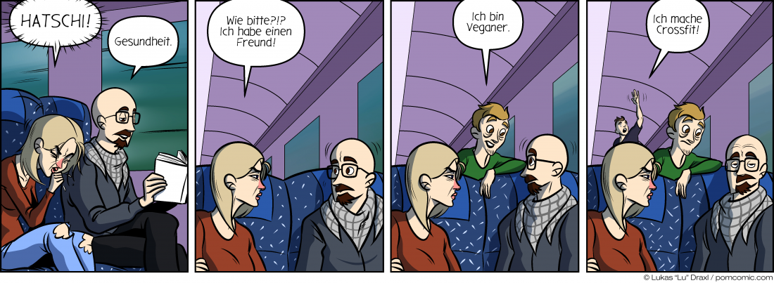 Piece of Me. Ein Webcomic über unnötige Wortspenden.