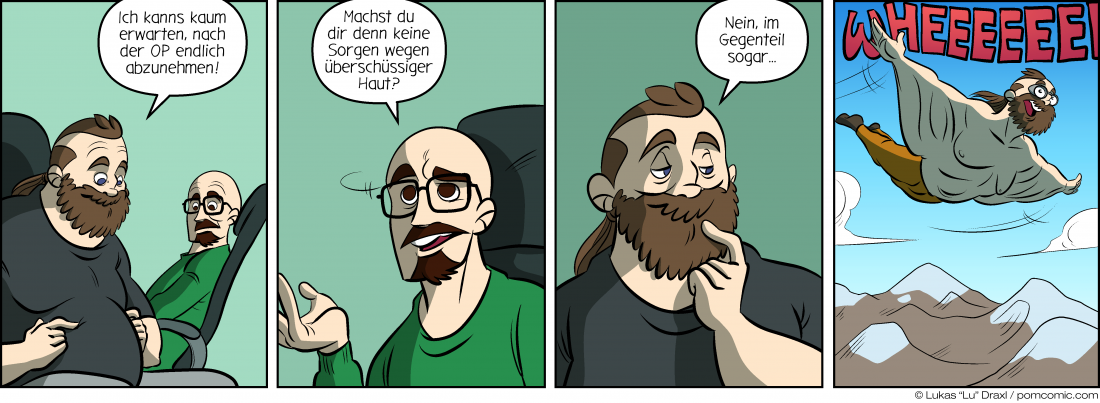 Piece of Me. Ein Webcomic über bevorstehende Operationen und überschüssige Haut.