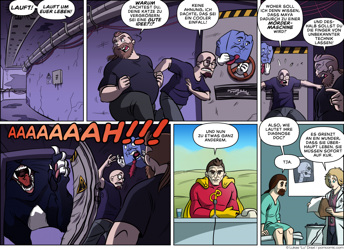 Piece of Me. Ein Webcomic über riesige Katzen und etwas vollkommen anderes.